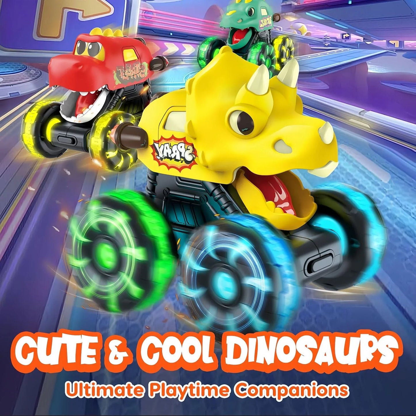 Press & Go Dino Monster Truck (80% OFF)