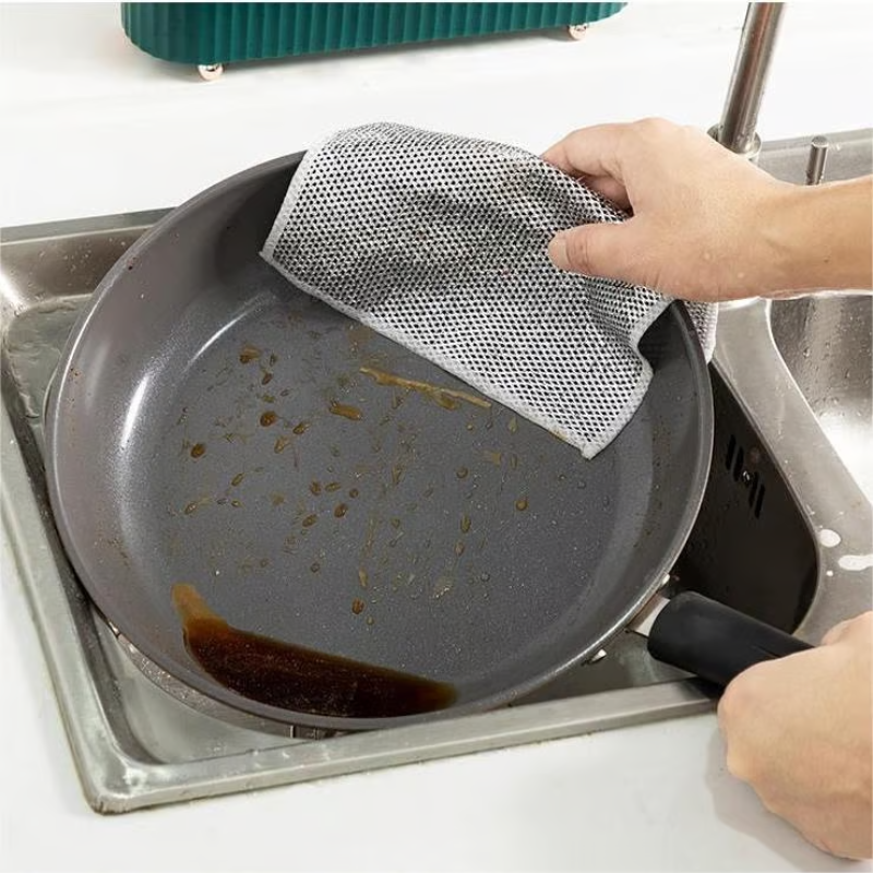 Miracle Wire Cleaning Cloth ~ Tough on Grime, Gentle on Surfaces.