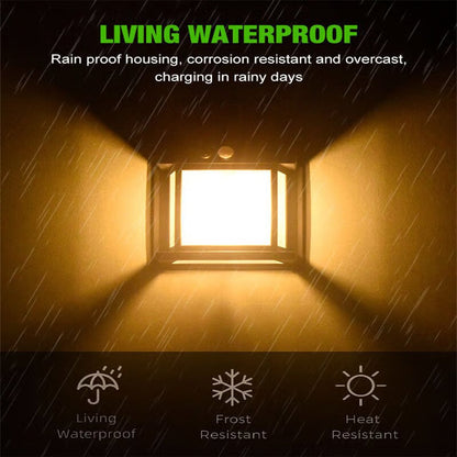 Outdoor Solar Wall Lamp ~ Brighten your outdoors with zero electricity.