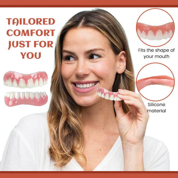 Silicone Denture Set ~ Achieve a natural, confident smile instantly~