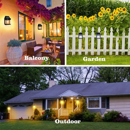 Outdoor Solar Wall Lamp ~ Brighten your outdoors with zero electricity.