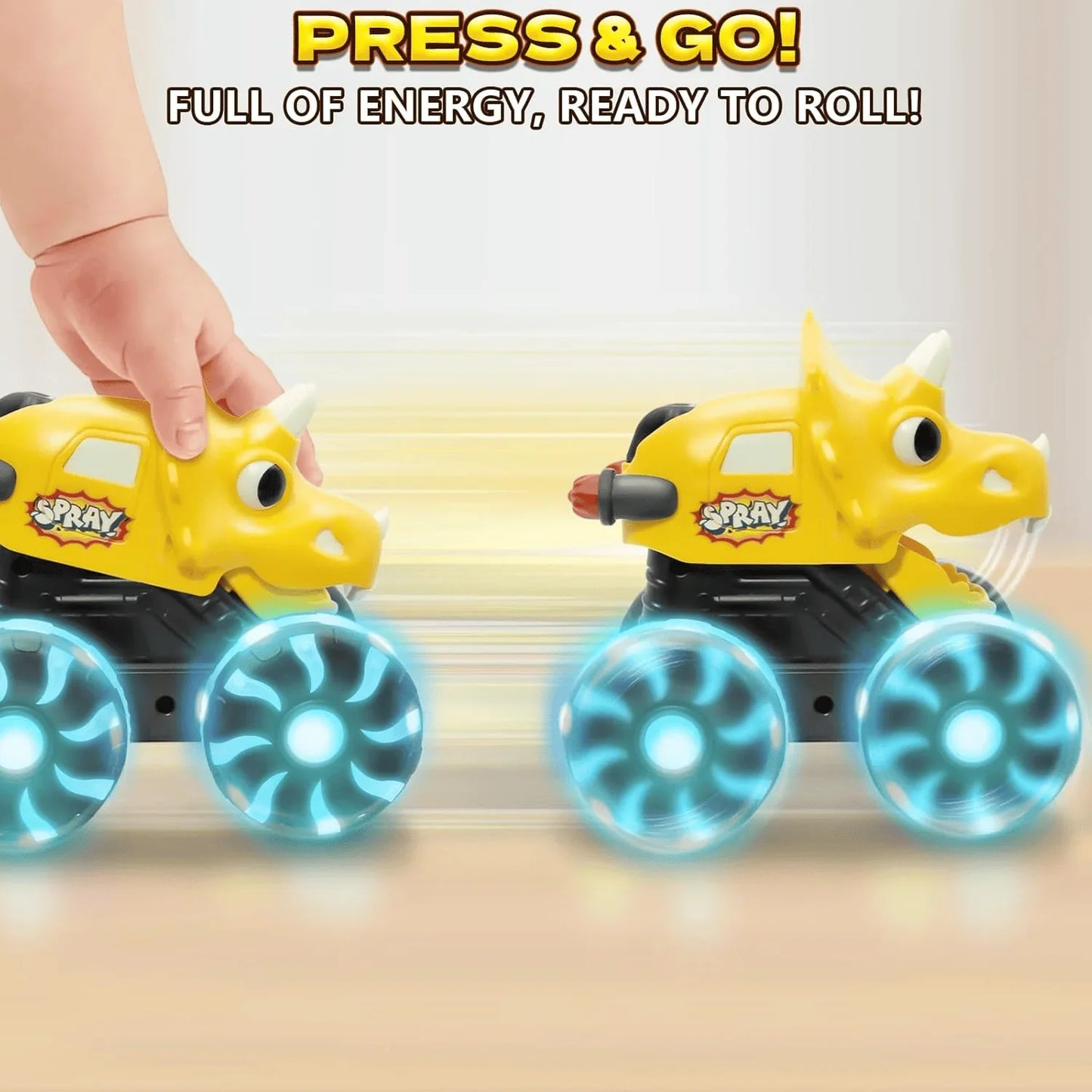 Press & Go Dino Monster Truck 2.0 Upgrade