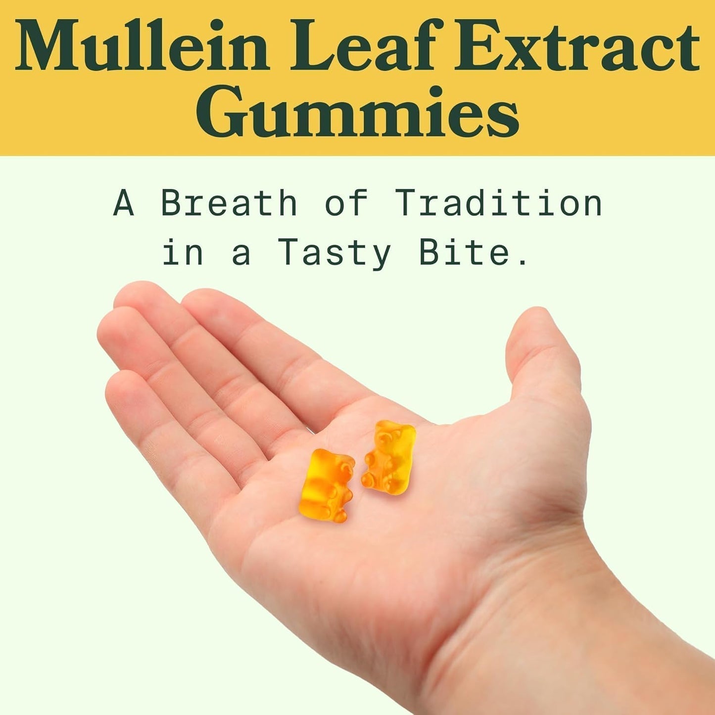 Mullein Lung Detox Gummies ~ Clear Mucus & Boost Respiratory Health