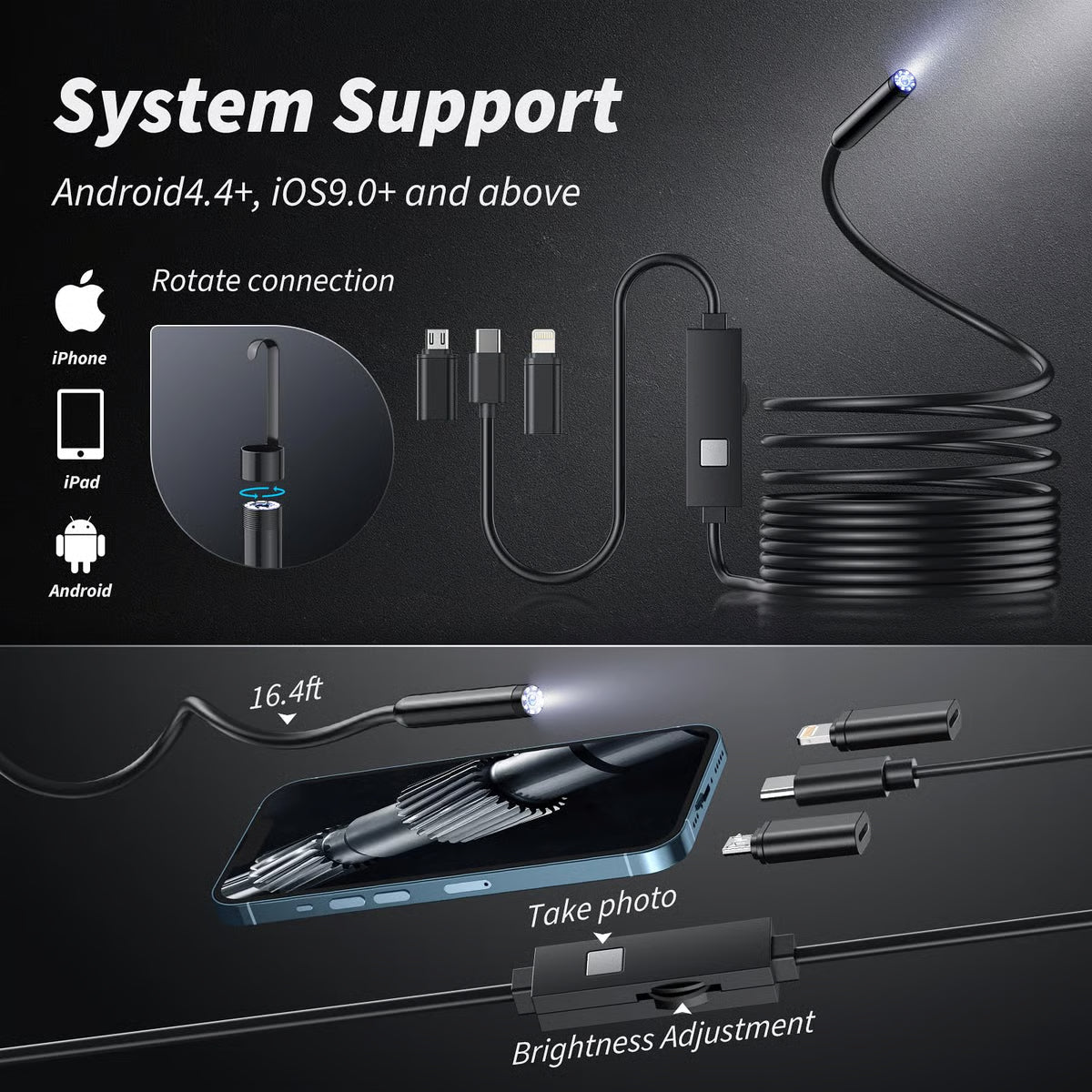 Plug-and-Play Endoscope Camera ~ See beyond what the eye can reach-