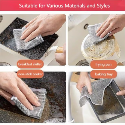 Miracle Wire Cleaning Cloth ~ Tough on Grime, Gentle on Surfaces.