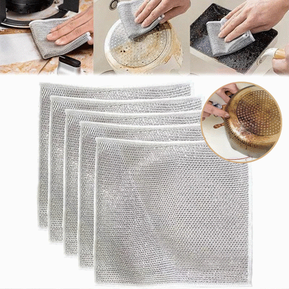 Miracle Wire Cleaning Cloth ~ Tough on Grime, Gentle on Surfaces.