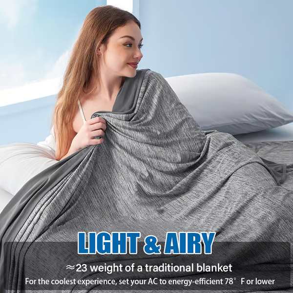Summer Cooling Blanket ~ Instantly chill your nights, sleep dry and deep
