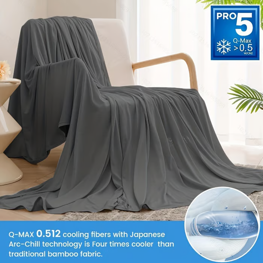 Summer Cooling Blanket ~ Instantly chill your nights, sleep dry and deep*