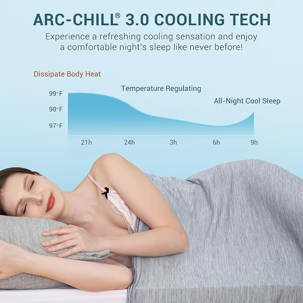 Summer Cooling Blanket ~ Instantly chill your nights, sleep dry and deep